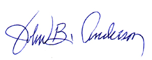 John Anderson Signature