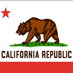 A picture of the California State Flag